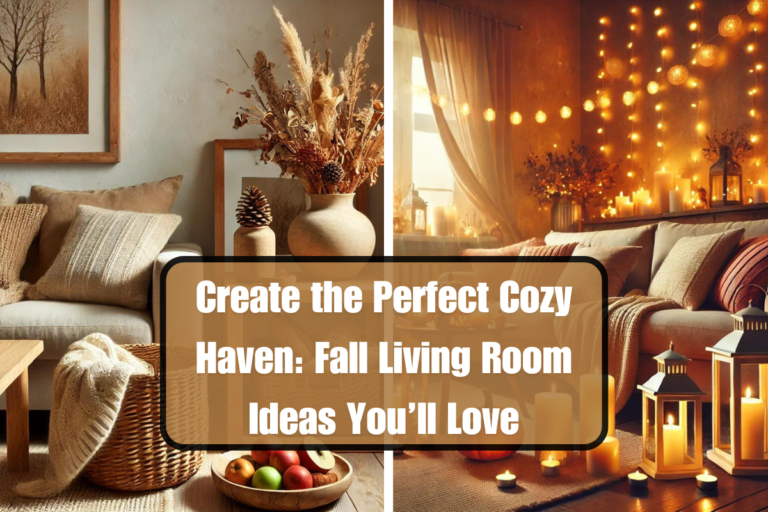 Create the Perfect Cozy Haven: Fall Living Room Ideas You’ll Love