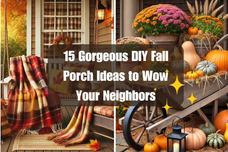 15 Gorgeous DIY Fall Porch Ideas to Wow Your Neighbors