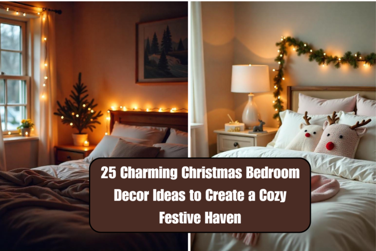 25 Charming Christmas Bedroom Decor Ideas to Create a Cozy Festive Haven