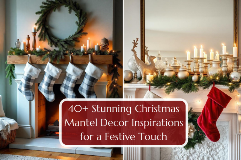 40+ Stunning Christmas Mantel Decor Inspirations for a Festive Touch