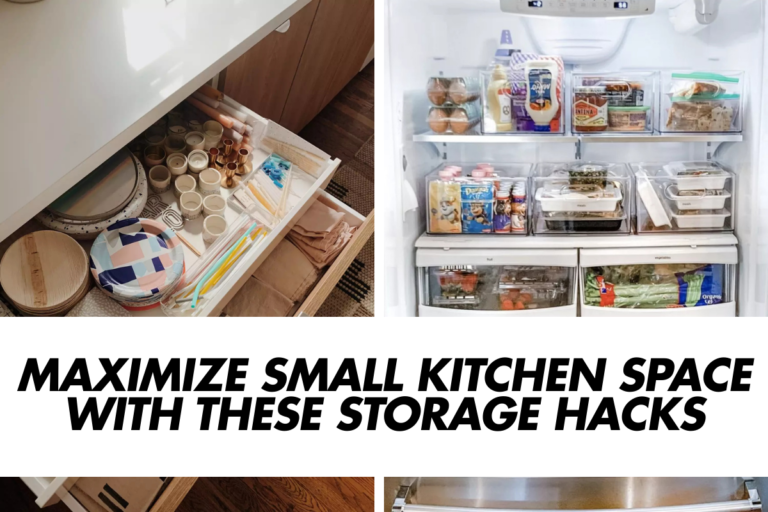 Maximize Small Kitchen Space with These Storage Hacks