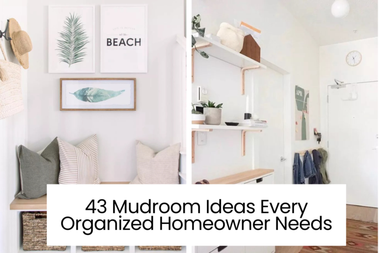 43 Mudroom Ideas Every Organized Homeowner Needs