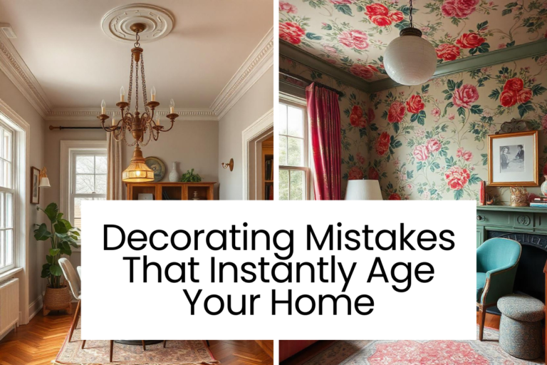 Decorating Mistakes That Instantly Age Your Home