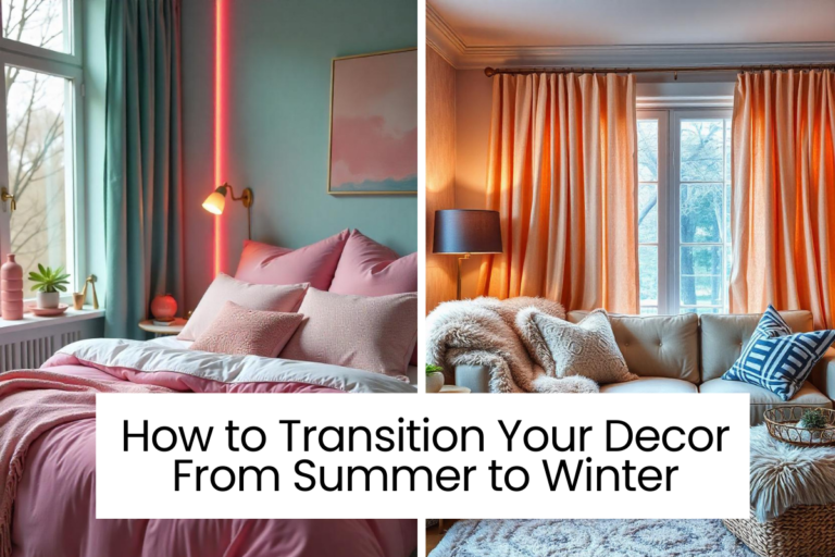 How to Transition Your Decor From Summer to Winter