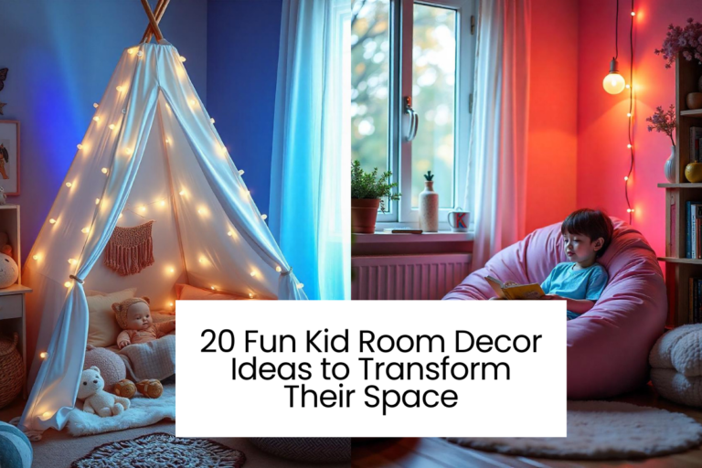 20 Fun Kid Room Decor Ideas to Transform Their Space