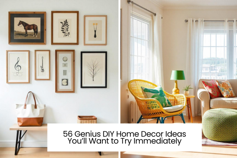 56 Genius DIY Home Decor Ideas You’ll Want to Try Immediately