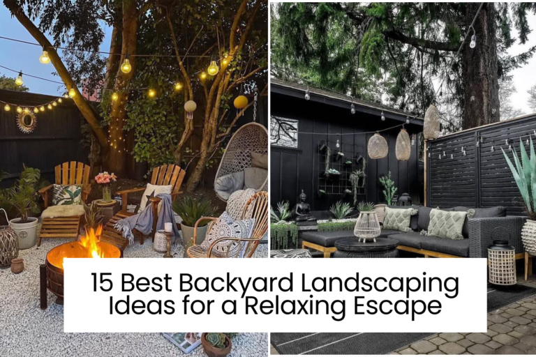 15 Best Backyard Landscaping Ideas for a Relaxing Escape