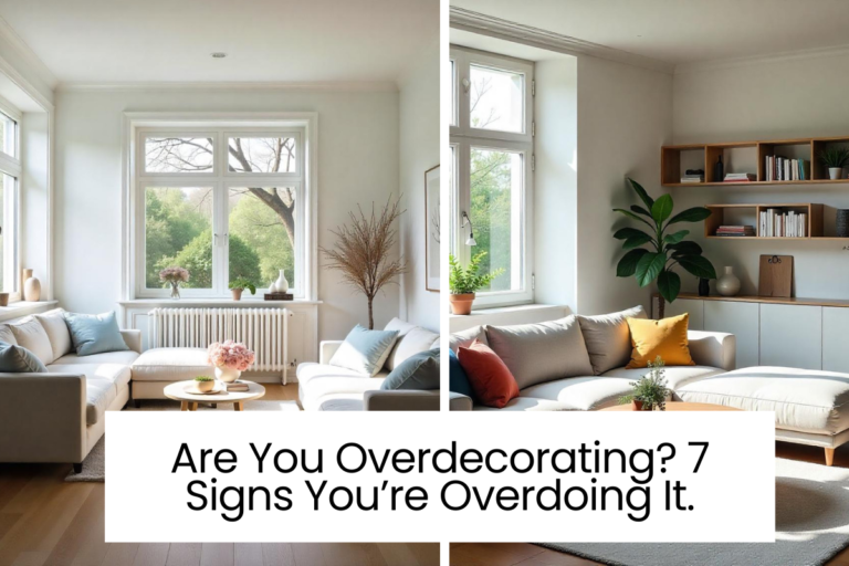 Are You Overdecorating? 7 Signs You’re Overdoing It.