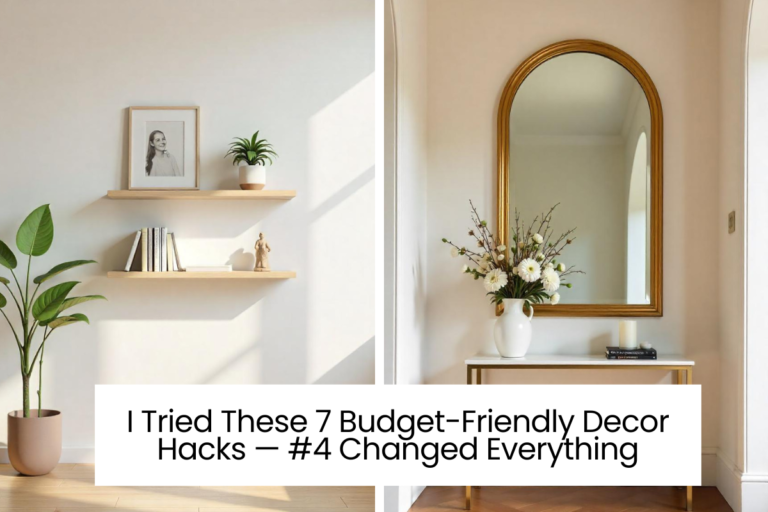 I Tried These 7 Budget-Friendly Decor Hacks — #4 Changed Everything