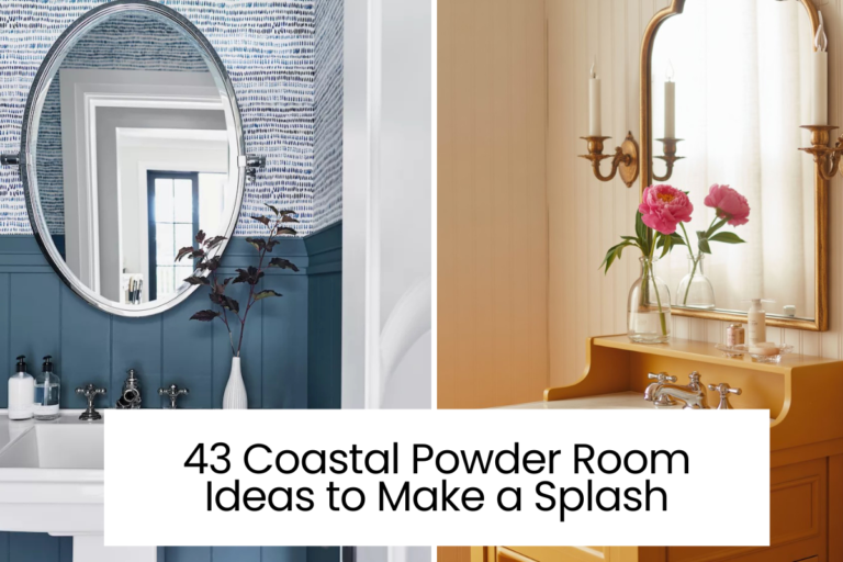 43 Coastal Powder Room Ideas to Make a Splash