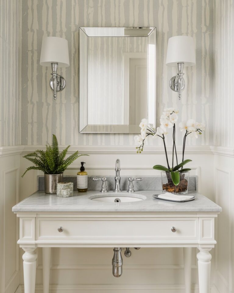 43 Coastal Powder Room Ideas to Make a Splash