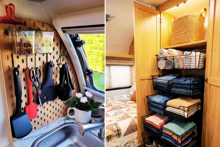 🚐 23 Smart Small Camper Organization Ideas to Maximize Space