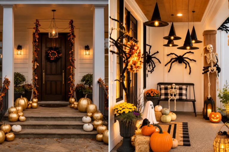 25 Halloween Porch Ideas for a Spooky Yet Welcoming Entrance
